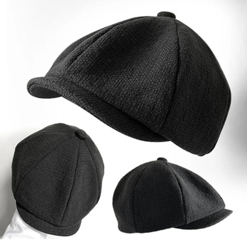 Unisex Pure cotton Gatsby Cap Men Vintage Beret Hat Black Mens Ladies Flat 8 Panel Baker Boy Newsboy Winter Retro BLM75
Unisex Pure cotton Gatsby Cap Men Vintage Beret Hat Black Mens Ladies Flat 8 Panel Baker Boy Newsboy Winter Retro BLM75