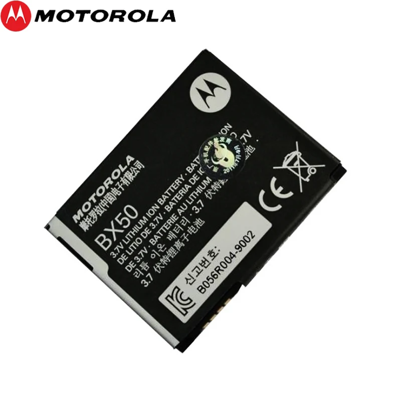 

Motorola 100% Original 1300mAh BX50 Battery For MOTOROLA Moto RAZR2 V9 RAZR2 V9m Q9 Q9m Q9h Phone High Quality Battery