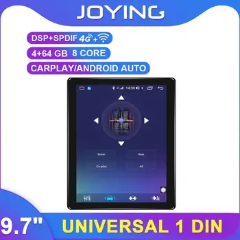 Tesla Style Rotable 1Din 9.7" Universal Android Car Stereo Radio GPS Carplay DSP SPDIF Subwoofer WiFi 4G SIM Bluetooth 5.1 DAB
Tesla Style Rotable 1Din 9.7" Universal Android Car Stereo Radio GPS Carplay DSP SPDIF Subwoofer WiFi 4G SIM Bluetooth 5.1 DAB