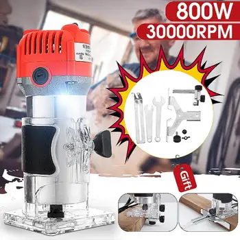 800W 30000Rpm Woodworking Electric Trimmer Wood Milling Engraving Slotting Trimming Machine Hand Carving Machine Wood Router
800W 30000Rpm Woodworking Electric Trimmer Wood Milling Engraving Slotting Trimming Machine Hand Carving Machine Wood Router