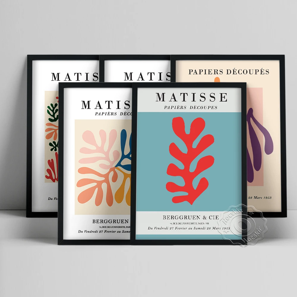 Henri Matisse Berggruen & Cie Exhibition Poster, Matisse Cut Outs Leaf Abstract Prints, Vintage Plant Picture, Kids Room Decor
Henri Matisse Berggruen & Cie Exhibition Poster, Matisse Cut Outs Leaf Abstract Prints, Vintage Plant Picture, Kids Room Decor