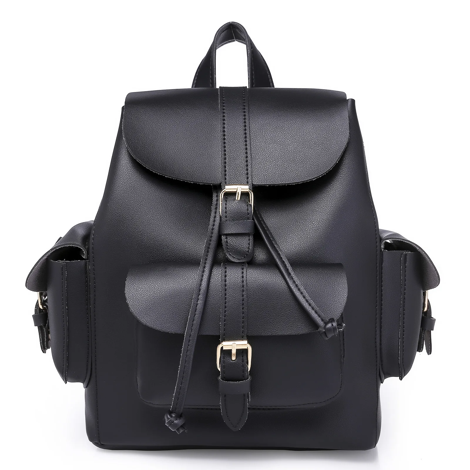 

New PU Leather Backpack Women Fashionable Teenage Backpacks For Girls Laptop Bagpack School Bags Mochilas Feminina Mochila Mujer