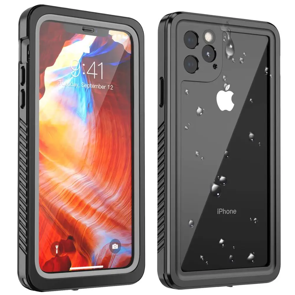 For iPhone11 Pro/Pro Max Waterproof Case Full-Body Rugged with Built-in Screen Protector Shockproof Dustproof Case for iPhone 11
For iPhone11 Pro/Pro Max Waterproof Case Full-Body Rugged with Built-in Screen Protector Shockproof Dustproof Case for iPhone 11