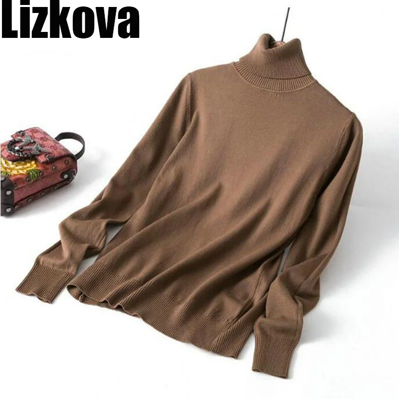 Autumn Women Multicolor Soft Turtleneck Sweater 60% Cashmere Blending Solid Color Sweater Winter Women Warm Cashmere Soft Top
Autumn Women Multicolor Soft Turtleneck Sweater 60% Cashmere Blending Solid Color Sweater Winter Women Warm Cashmere Soft Top