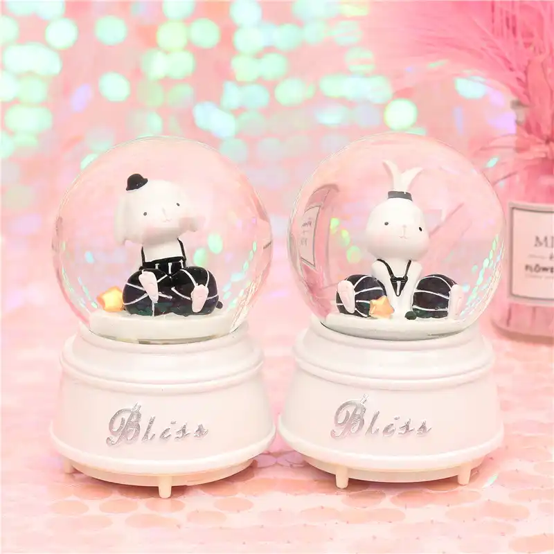 ornaments light included crystal ball music birthday gift