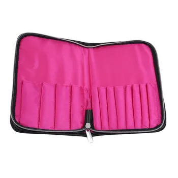 Women Cosmetic Bag Solid Color Multifunctional Travel Make Up Bags Zipper Make-Up Case 12 Hole Pouch Red Black
Women Cosmetic Bag Solid Color Multifunctional Travel Make Up Bags Zipper Make-Up Case 12 Hole Pouch Red Black