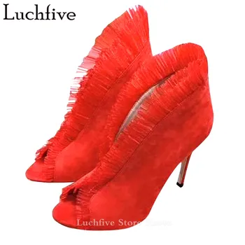 Mesh Peep Toe Women Pumps Gladiator High Heels Shoes Woman Runway Summer Ladies Shoes Red Zapatos De Mujer
Mesh Peep Toe Women Pumps Gladiator High Heels Shoes Woman Runway Summer Ladies Shoes Red Zapatos De Mujer