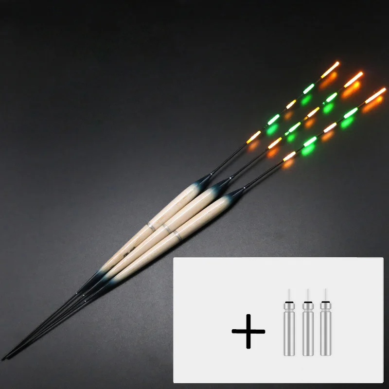 3pcs/set Luminous Fishing Float LED Electric Float + 3pcs of CR425 Battery In Storage Box Light Fishing Tackle B330
3pcs/set Luminous Fishing Float LED Electric Float + 3pcs of CR425 Battery In Storage Box Light Fishing Tackle B330
