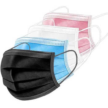Black Pink Disposable Mask Non-woven Face Mask Anti-dust Protective Mouth Caps Anti-pollution Masks mascarillas mond masker
Black Pink Disposable Mask Non-woven Face Mask Anti-dust Protective Mouth Caps Anti-pollution Masks mascarillas mond masker