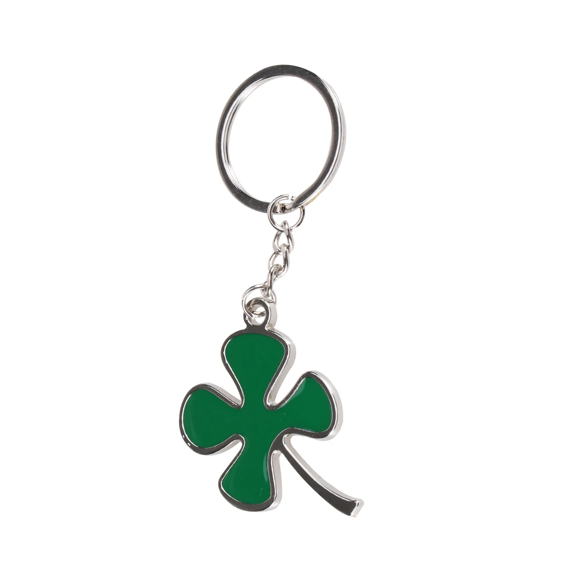 1 pc keychain creative four leaf clover key ring