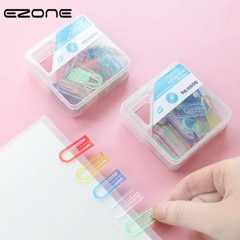 EZONE 60PCS Paper Clip Candy Soft Plastic Clip Bookmarks Creative ABS Paper Clip Office Filing Classification Clip Stationery
EZONE 60PCS Paper Clip Candy Soft Plastic Clip Bookmarks Creative ABS Paper Clip Office Filing Classification Clip Stationery