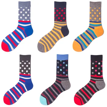 Dot Men's Sock Striped Standard Man's Socks Blue Unisex Crew Casual Cotton Sox Adult Fashion Autumn Winter Classic Skarpetki
Dot Men's Sock Striped Standard Man's Socks Blue Unisex Crew Casual Cotton Sox Adult Fashion Autumn Winter Classic Skarpetki