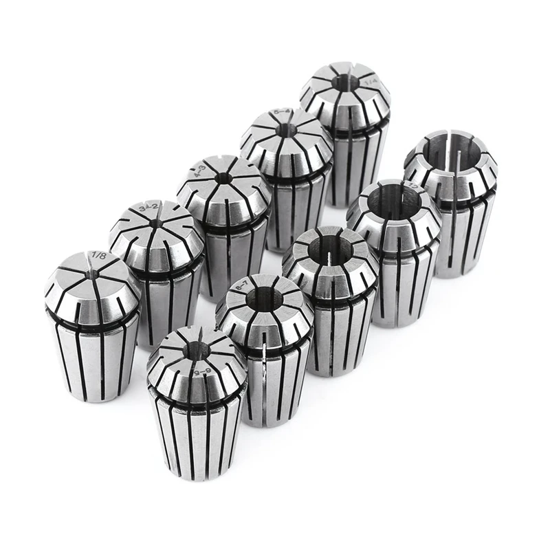 10Pcs ER20 Precision Spring Collet Set CNC Milling Lathe Tool ER20 Spring Collet Chuck
10Pcs ER20 Precision Spring Collet Set CNC Milling Lathe Tool ER20 Spring Collet Chuck