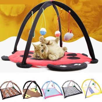 Cat Play Bed Foldable Cat Tent Cats Play Pad Cushion Mobile House Pet Exercise Blanket Portable Kitten Activity Mat
Cat Play Bed Foldable Cat Tent Cats Play Pad Cushion Mobile House Pet Exercise Blanket Portable Kitten Activity Mat