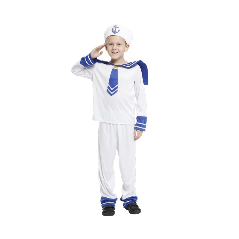 Kids Child White Navy Sailor Boy Costume Military Marine Fancy Dress Party Outfit for Boys Halloween Carnival Costumes
Kids Child White Navy Sailor Boy Costume Military Marine Fancy Dress Party Outfit for Boys Halloween Carnival Costumes