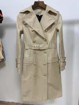 long trench coat with waist belt brown camel color 2020 fashion khaki color double-breasted coat outwear
long trench coat with waist belt brown camel color 2020 fashion khaki color double-breasted coat outwear