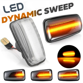 2x LED Side Marker Light Repeater Lamp For Peugeot Expert Partner 106 306 406 806 Citroen Xm ZX Saxo Jumpy Berlingo Xantia Xsara