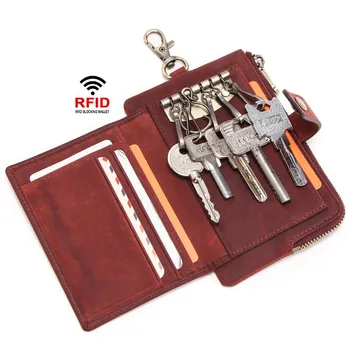 Multi-Functional Leather Key Chain Wallets for Men and Women Zipper Purses unisex coin key case
Multi-Functional Leather Key Chain Wallets for Men and Women Zipper Purses unisex coin key case