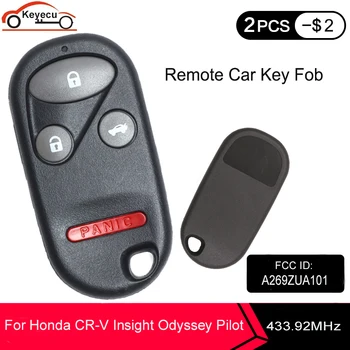KEYECU Replacement Keyless Entry Remote Control Car Key Fob 3+1 4 Button for Honda CR-V Insight Odyssey Pilot FCC ID: A269ZUA101
KEYECU Replacement Keyless Entry Remote Control Car Key Fob 3+1 4 Button for Honda CR-V Insight Odyssey Pilot FCC ID: A269ZUA101