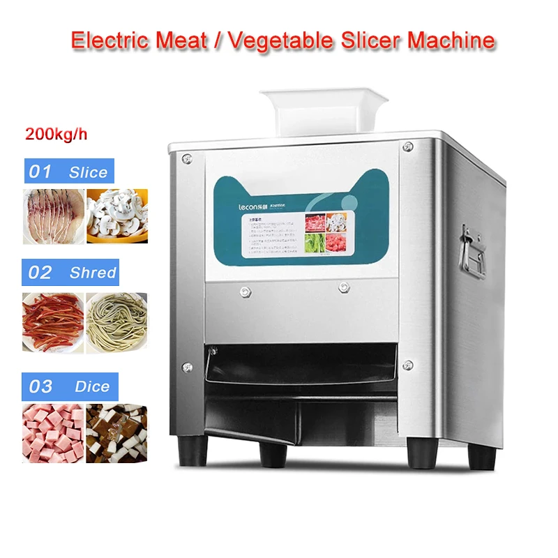Electric Meat Vegetable Cutting Grinder Meat Slicer Machine Automatic Slicer Meat Slicing Machine for Restaurant/Household
Electric Meat Vegetable Cutting Grinder Meat Slicer Machine Automatic Slicer Meat Slicing Machine for Restaurant/Household