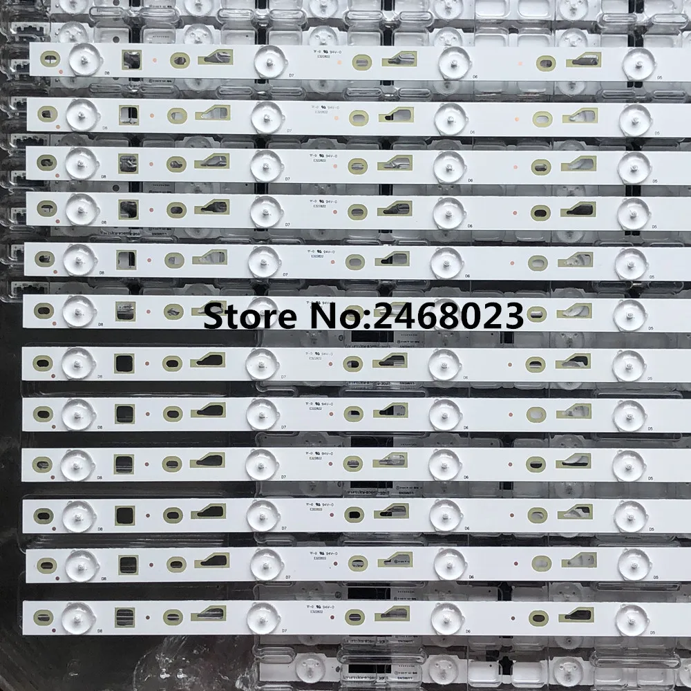 Светодиодный подсветка полосы 8 лампа для Thomson 65UA6606 L65E5800A 4C-LB650T-YH3 LVU650CMDX 4C-LB650T-VH3