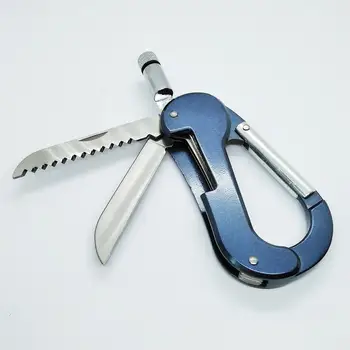 Mack Walker Stainless Steel Carabiner Multi Functional Tool with LED Flashlight SAW for Camping Survival Climbing
Mack Walker Stainless Steel Carabiner Multi Functional Tool with LED Flashlight SAW for Camping Survival Climbing
