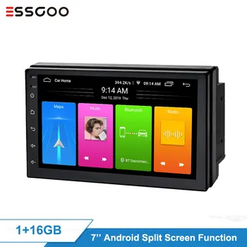 Essgoo 7'' Android 2din Car Radio Autoradio 1+16GB GPS Navigation WiFi 2 DIN 2.5D IPS Bluetooth Split Screen Function
Essgoo 7'' Android 2din Car Radio Autoradio 1+16GB GPS Navigation WiFi 2 DIN 2.5D IPS Bluetooth Split Screen Function