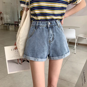 ZOSOL WOMEN'Szo Fashion Denim Shorts New Style S High-waisted Slimming Wide-Leg Loose-Fit Online Celebrity Hot Pants 
ZOSOL WOMEN'Szo Fashion Denim Shorts New Style S High-waisted Slimming Wide-Leg Loose-Fit Online Celebrity Hot Pants