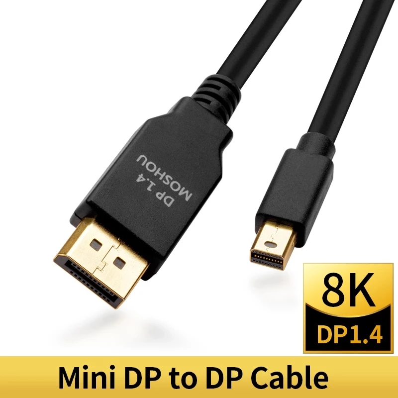 Thunderbolt 2 mini DisplayPort to MiniDP to DP 1.4 Cable Cord 8K 4K HDR 60Hz 144Hz 165Hz Display Port Adapter For PC Laptop
Thunderbolt 2 mini DisplayPort to MiniDP to DP 1.4 Cable Cord 8K 4K HDR 60Hz 144Hz 165Hz Display Port Adapter For PC Laptop