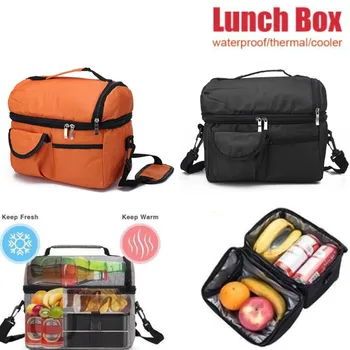 Portable Insulated Lunch Box Leak-proof Cooler Bag in Dual Compartment Lunch Tote for Men Women Cans Wine Bag Cooler Box
Portable Insulated Lunch Box Leak-proof Cooler Bag in Dual Compartment Lunch Tote for Men Women Cans Wine Bag Cooler Box