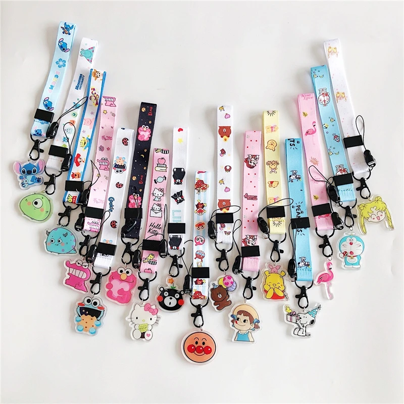 Cartoon Pendant Popular Cute Lanyards for key Multi-function Mobile Phone Straps ID Card Keychain Lanyard Wrist Neck Strap
Cartoon Pendant Popular Cute Lanyards for key Multi-function Mobile Phone Straps ID Card Keychain Lanyard Wrist Neck Strap