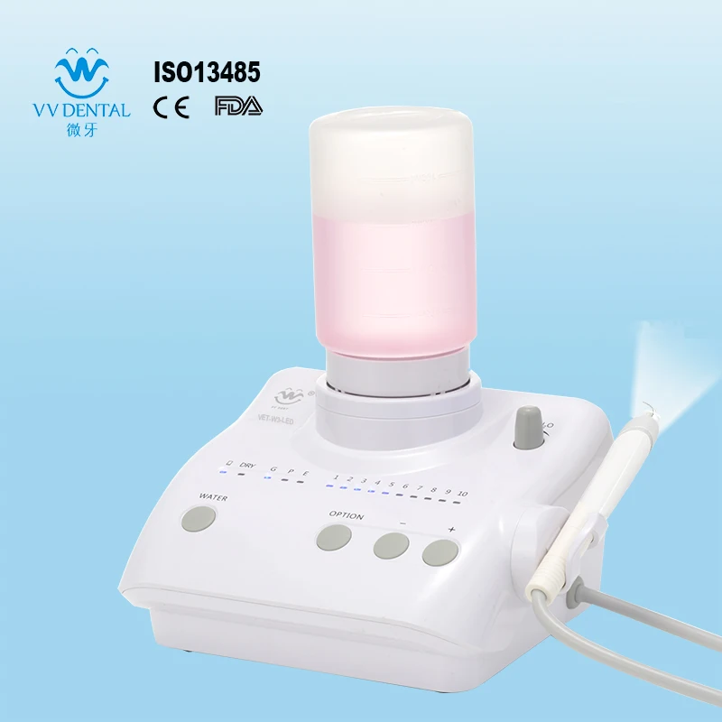 Ultrasonic Dental Instruments Kits Scaler Detachable LED Handpiece With 5 Tips To Remove Calculus Dental Stains For Oral Hygiene
Ultrasonic Dental Instruments Kits Scaler Detachable LED Handpiece With 5 Tips To Remove Calculus Dental Stains For Oral Hygiene