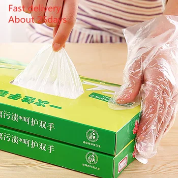 guantes desechables Plastic Clear Disposable Gloves Garden Restaurant Home Food Baking Tool 200Pcs guanti monouso
guantes desechables Plastic Clear Disposable Gloves Garden Restaurant Home Food Baking Tool 200Pcs guanti monouso
