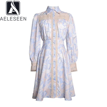 AELESEEN 2020 Spring New Vintage Design A-Line Dresses Women Single Breasted Spliced Lace Chest European Mini Print Dress
AELESEEN 2020 Spring New Vintage Design A-Line Dresses Women Single Breasted Spliced Lace Chest European Mini Print Dress