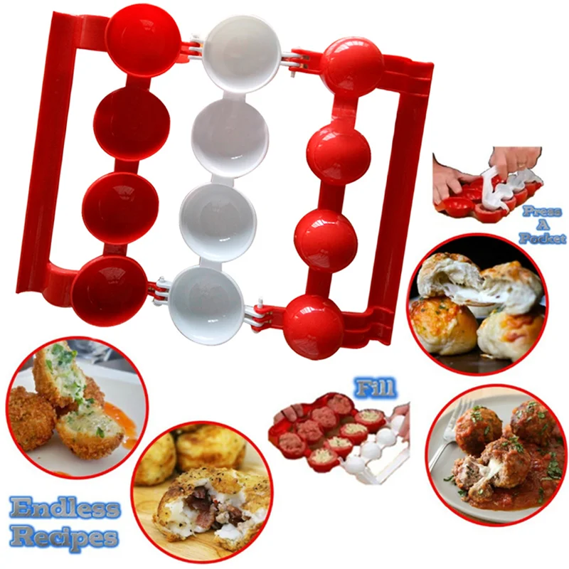 1Pcs Meatball Fish Ball Mold Stuffed Fish Balls Maker DIY Homemade Mould Cooking Ball Machine Meatball Mold Kitchen Tools
1Pcs Meatball Fish Ball Mold Stuffed Fish Balls Maker DIY Homemade Mould Cooking Ball Machine Meatball Mold Kitchen Tools