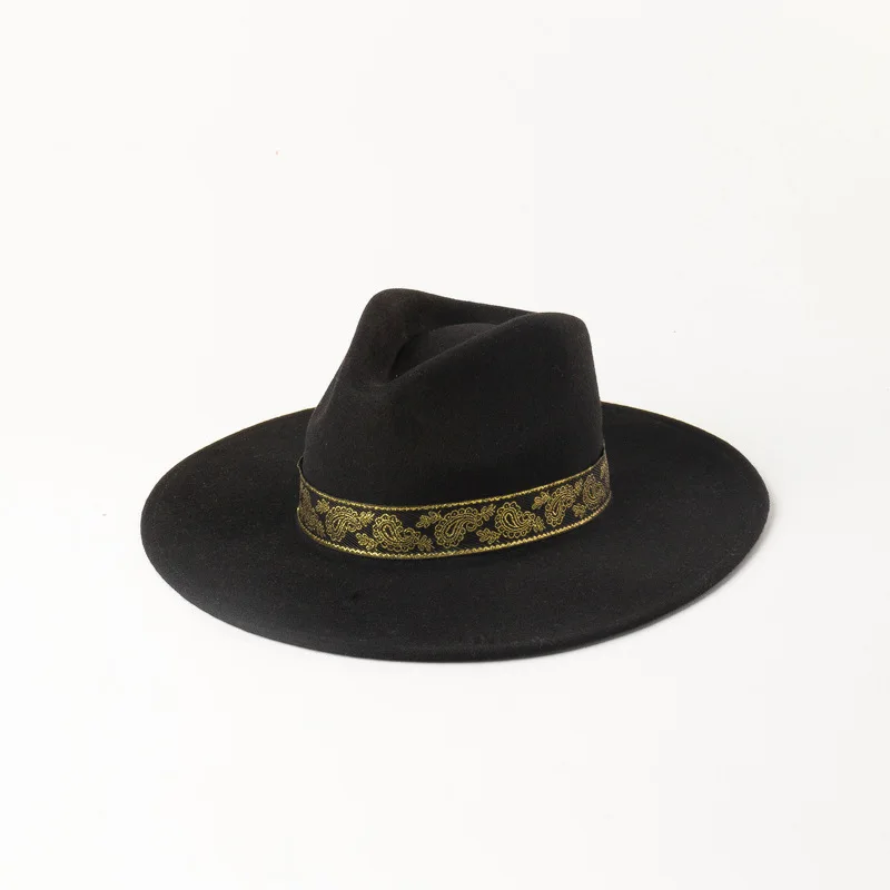Autumn winter new embroidery pattern wool hat fedora sombrero mujer fashion hats 2018 woman cap sombrero mujer mens fedora hat
Autumn winter new embroidery pattern wool hat fedora sombrero mujer fashion hats 2018 woman cap sombrero mujer mens fedora hat