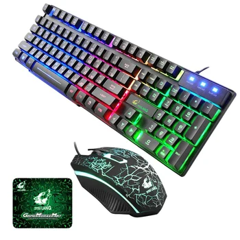 ZIYOU LANG Gaming Russian Keyboard And Mouse Set T5 Wired Led Rainbow Backlight Usb Ergonomic Colorful For Pc Laptop For Tablet
ZIYOU LANG Gaming Russian Keyboard And Mouse Set T5 Wired Led Rainbow Backlight Usb Ergonomic Colorful For Pc Laptop For Tablet
