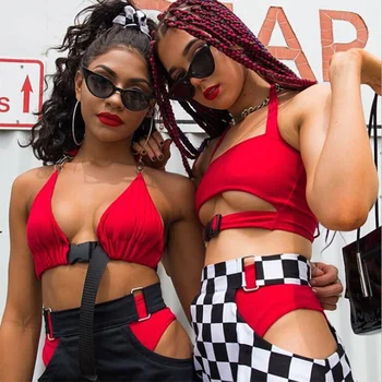 Explosion Models 2020 Summer New Women Sleeveless Open Back Straps Buckle Wrapped Chest Short Umbilical Short Vest
Explosion Models 2020 Summer New Women Sleeveless Open Back Straps Buckle Wrapped Chest Short Umbilical Short Vest
