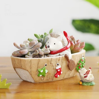 Christmas Hedgehog Diary Flower Pot Resin Desktop Cartoon Glazed Succulent Plant Flower Pot
Christmas Hedgehog Diary Flower Pot Resin Desktop Cartoon Glazed Succulent Plant Flower Pot