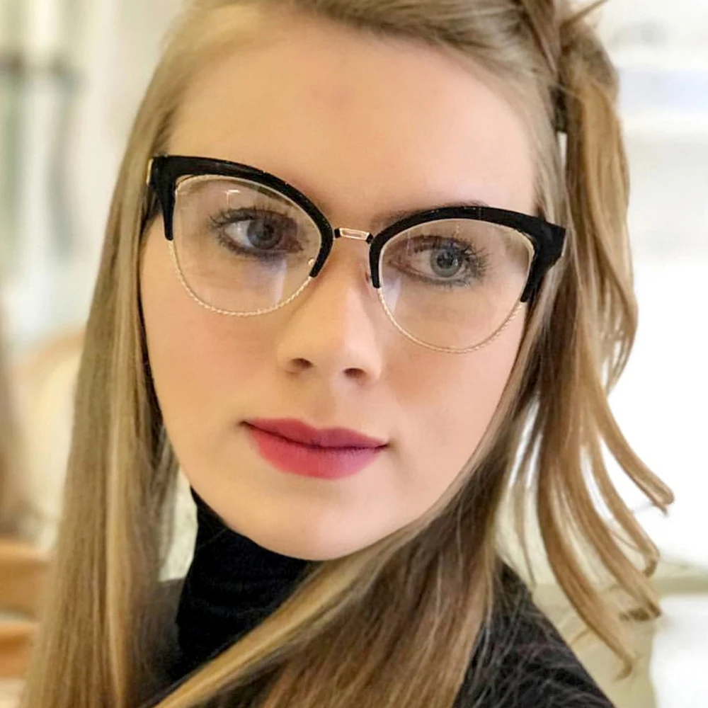 Belmon Cat Eye Spectacle Frame Women Eyeglasses Computer Prescription Optical For Female Eyewear Clear Lens Glasses Frame 97653
Belmon Cat Eye Spectacle Frame Women Eyeglasses Computer Prescription Optical For Female Eyewear Clear Lens Glasses Frame 97653