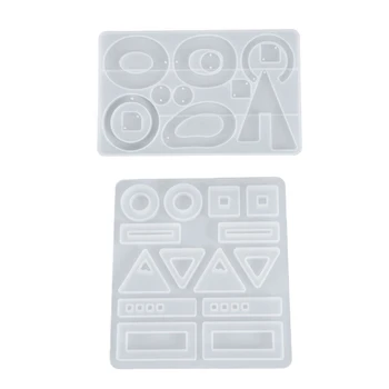 DIY Crafts Crystal Epoxy Resin Mold Earring Ear Pendant Casting Silicone Mould R3MC
DIY Crafts Crystal Epoxy Resin Mold Earring Ear Pendant Casting Silicone Mould R3MC