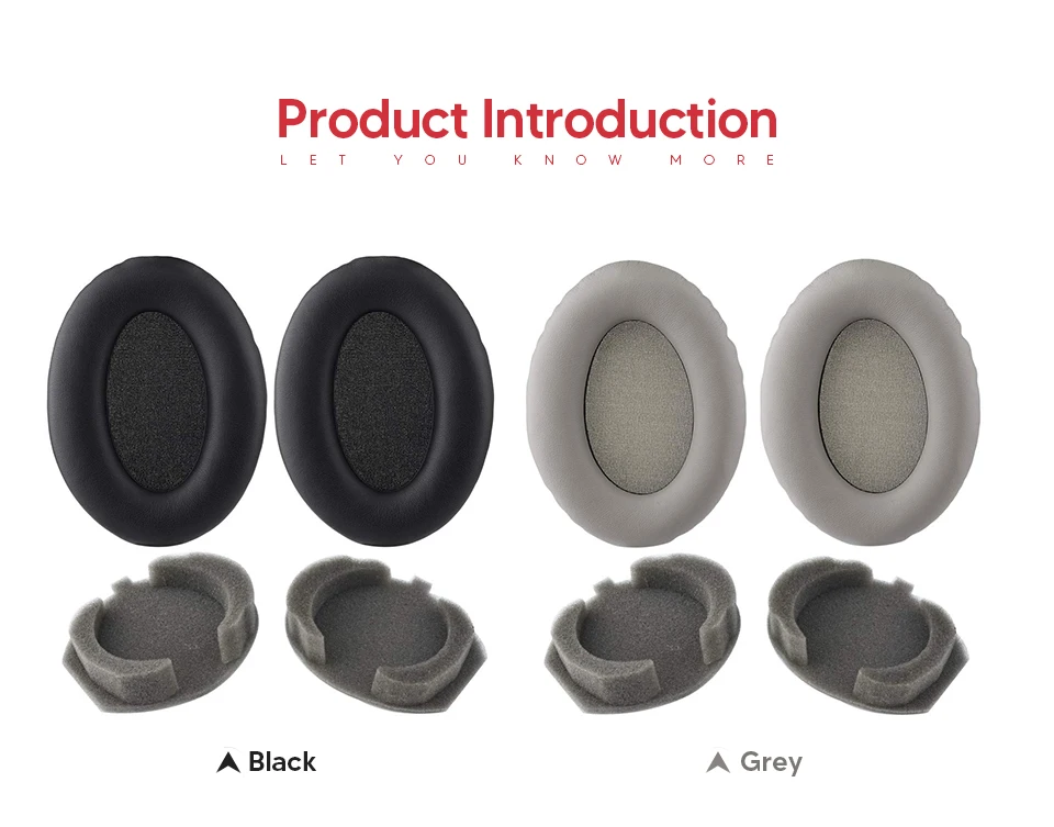 Generic Replacement Earpads Memory Foam Ear Pads Cushion Repair Parts