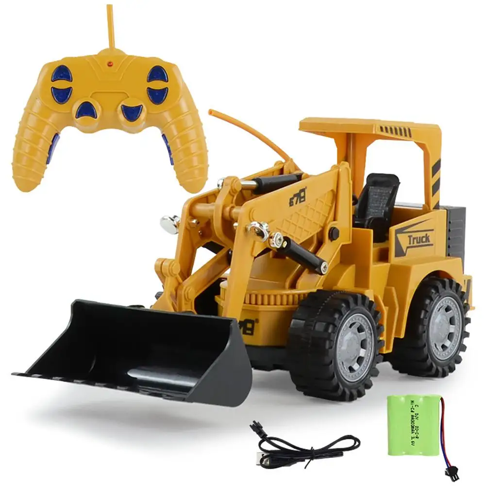 RC Excavator Toy 5CH Fully Functional Front Loader Tractor - Scoop/Load/Carry/Dump Sand/Rocks Remote Control Excavator Toys
RC Excavator Toy 5CH Fully Functional Front Loader Tractor - Scoop/Load/Carry/Dump Sand/Rocks Remote Control Excavator Toys
