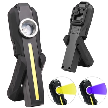 395nm UV Ultraviolet Flashlight Scorpion lamp Pocket COB Yellow LED Work Light 1500mAh USB Rechargeable Inspection Lamp 3Mode
395nm UV Ultraviolet Flashlight Scorpion lamp Pocket COB Yellow LED Work Light 1500mAh USB Rechargeable Inspection Lamp 3Mode