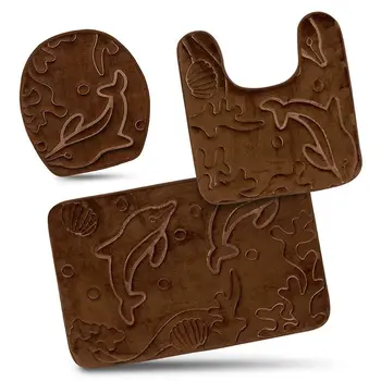 Bathroom Rug Mats Set 3 Piece - Memory Foam Extra Soft Shower Bath Rugs – Contour Mat and Lid Cover - Perfect Combination of Lux
Bathroom Rug Mats Set 3 Piece - Memory Foam Extra Soft Shower Bath Rugs – Contour Mat and Lid Cover - Perfect Combination of Lux