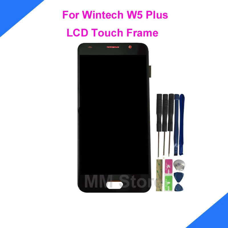 For Wintech W5 Plus LCD Display With Touch Screen With Frame Digitizer Assembly Replacement With Tools+3M Sticker
For Wintech W5 Plus LCD Display With Touch Screen With Frame Digitizer Assembly Replacement With Tools+3M Sticker