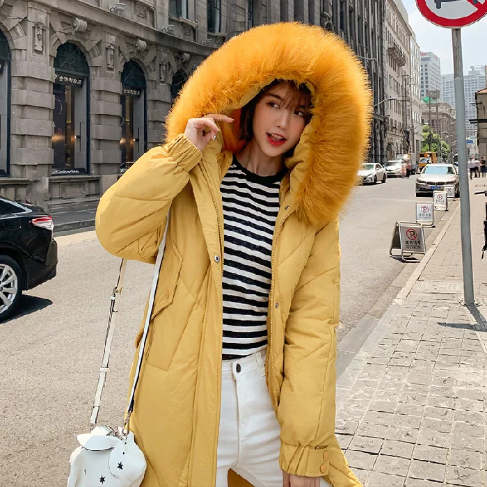 2019 South Korea Dongdaemun Autumn And Winter down Jacket Women's Long Large Fur Collar Loose-Fit Cotton-padded Clothes Large Si
2019 South Korea Dongdaemun Autumn And Winter down Jacket Women's Long Large Fur Collar Loose-Fit Cotton-padded Clothes Large Si