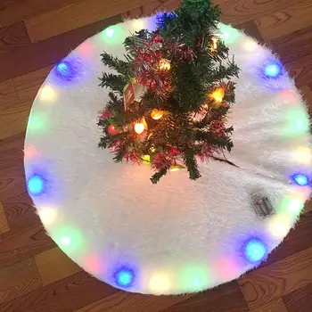 LED Christmas Tree Skirts Apron Long Plush Xmas Tree Base Carpet Decoration Apron Wrap Mat Home Party Decoration (White Style)
LED Christmas Tree Skirts Apron Long Plush Xmas Tree Base Carpet Decoration Apron Wrap Mat Home Party Decoration (White Style)