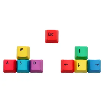 9Pcs ESC WASD Direcition Keys Double Color Injection Molding PBT Keycaps Key Caps Red White With Keycap Puller
9Pcs ESC WASD Direcition Keys Double Color Injection Molding PBT Keycaps Key Caps Red White With Keycap Puller