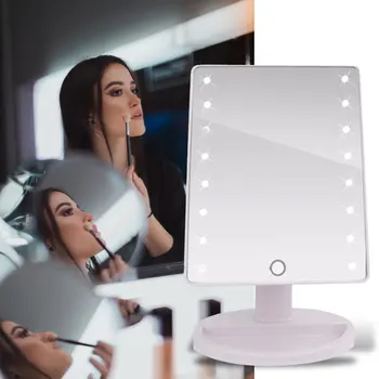 Makeup Mirror Led Desktop Mirror Touch Switch Desktop Sensor Adjustable Light Dressing Princess Beauty Mirror
Makeup Mirror Led Desktop Mirror Touch Switch Desktop Sensor Adjustable Light Dressing Princess Beauty Mirror